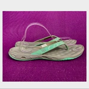 Columbia woman’s size 8 never worn flip flops